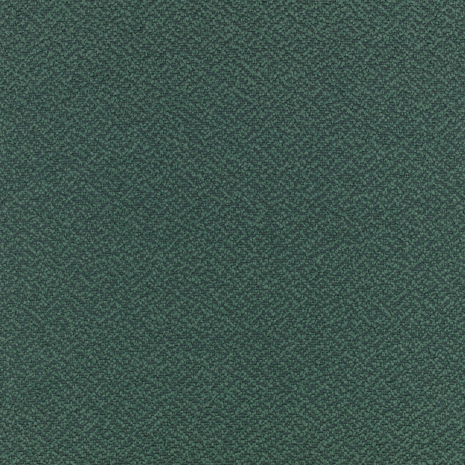 Deep evergreen outdoor fabric with fine mottled flecks and a pebbled woven surface