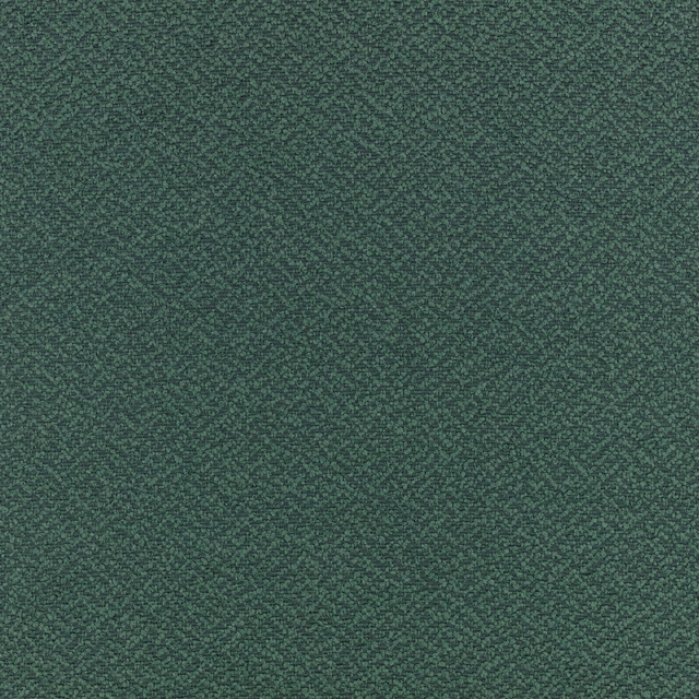Deep evergreen outdoor fabric with fine mottled flecks and a pebbled woven surface