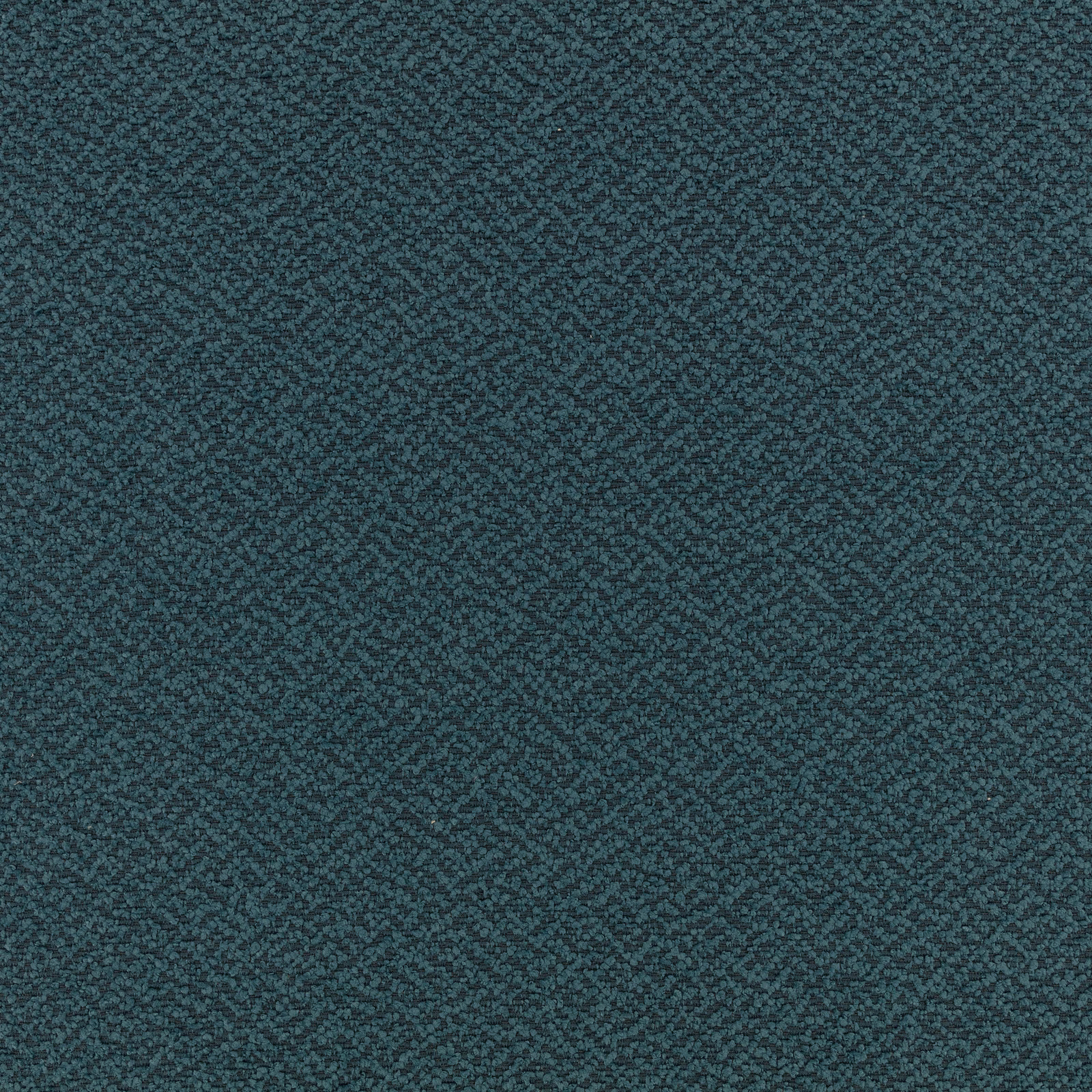 Close-up of deep kingfisher teal fabric with a dense, subtly mottled woven texture