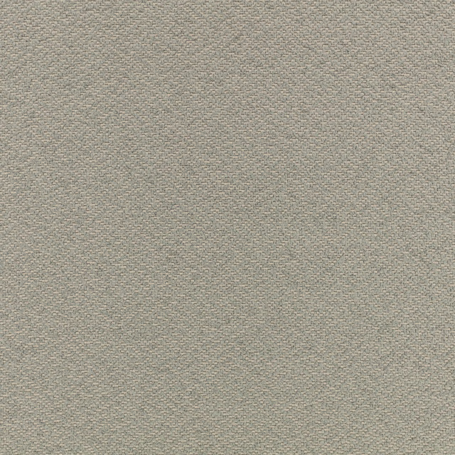 Muted sage-green outdoor weave with fine marl texture and softly varied grey flecks.