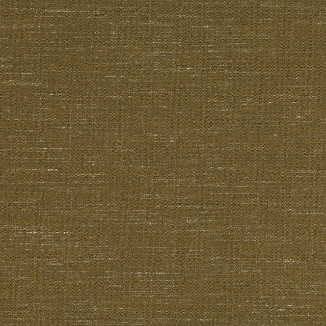 Close-up of Layer Fern in muted olive green with fine horizontal woven slubs