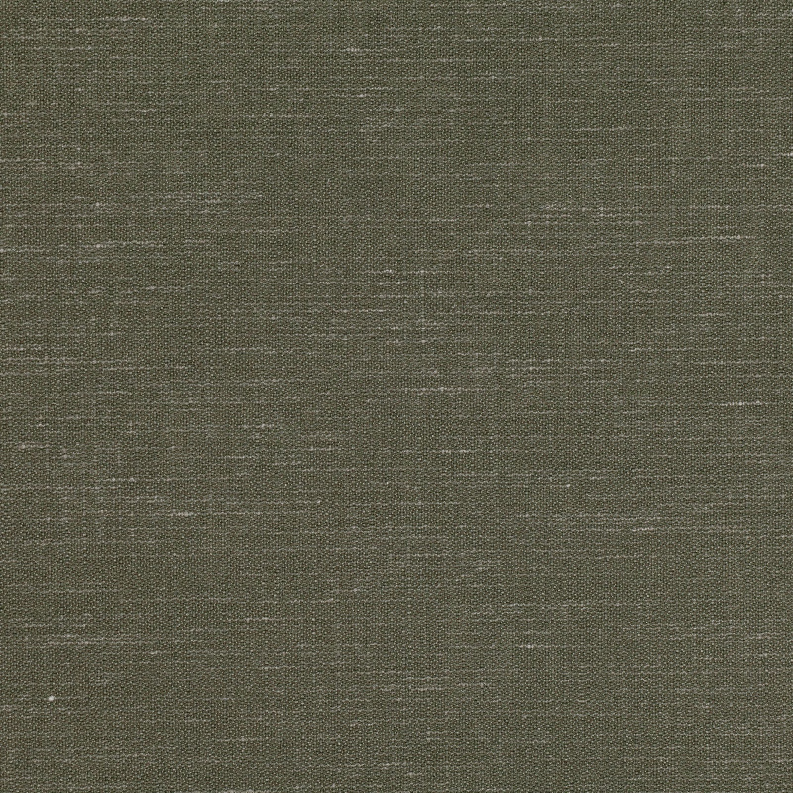 Muted olive-green woven fabric with fine horizontal slubs and a softly textured surface
