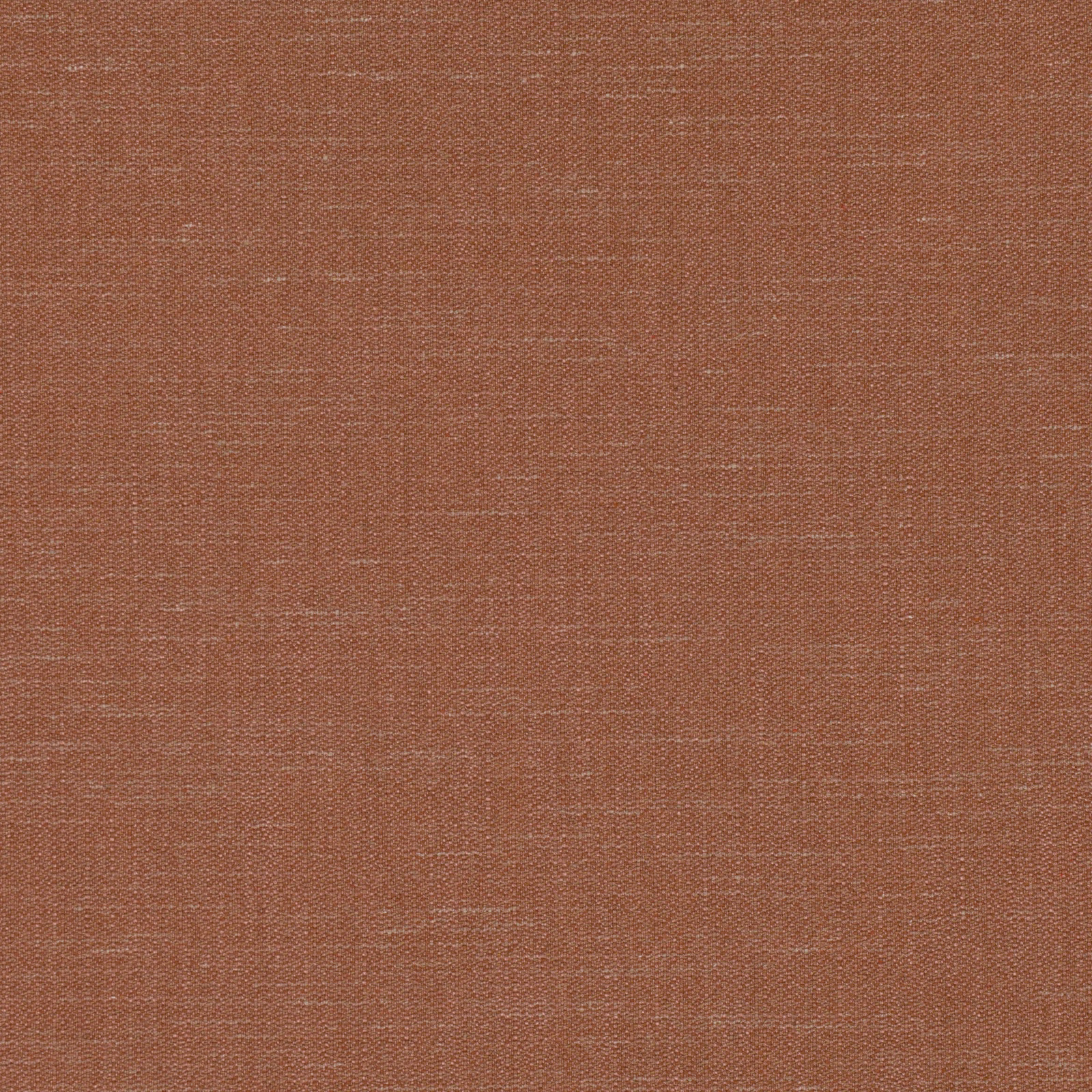 Close-up of muted terracotta rose fabric with fine crosshatched weave