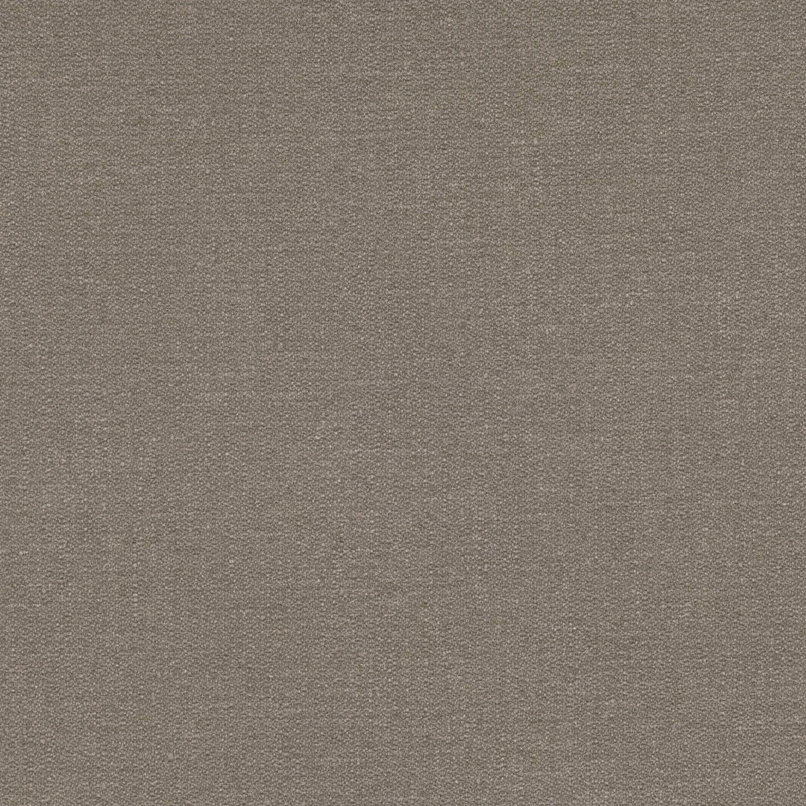 Close view of warm charcoal-grey fabric with a fine, softly mottled woven texture