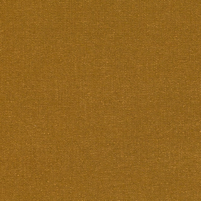 Close-up of warm mustard-ochre fabric with a dense, finely textured woven surface