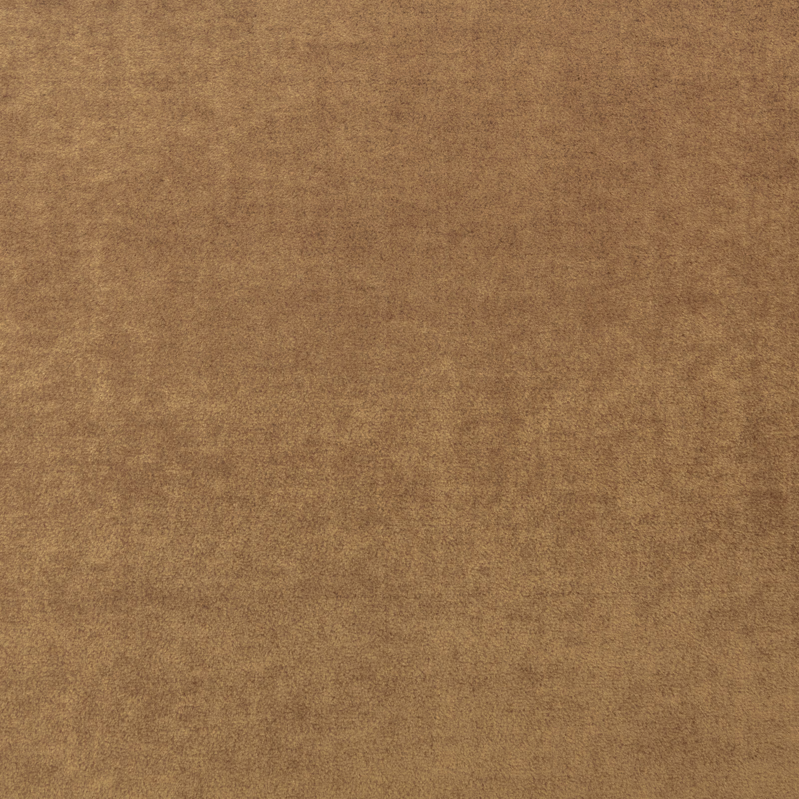 Warm gingerbread-brown fabric swatch with softly mottled, napped texture
