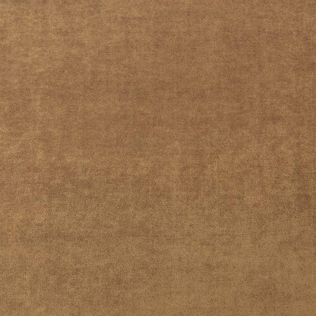 Warm gingerbread-brown fabric swatch with softly mottled, napped texture