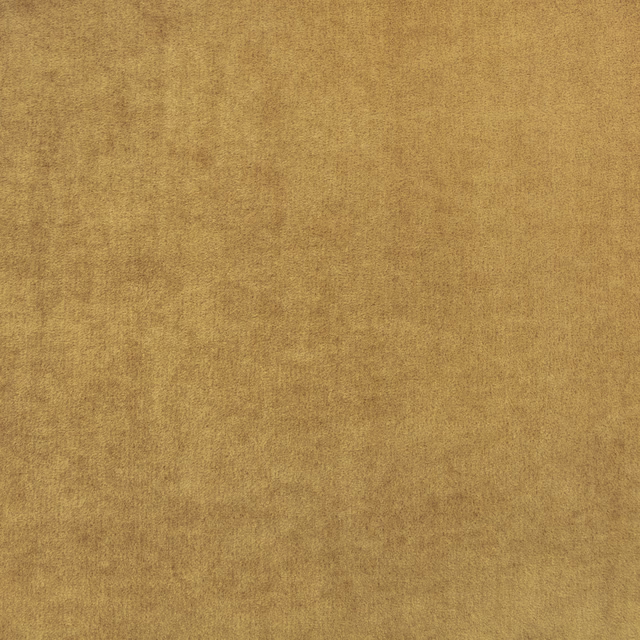 Muted ochre-gold woven fabric with fine vertical striations and soft tonal mottling