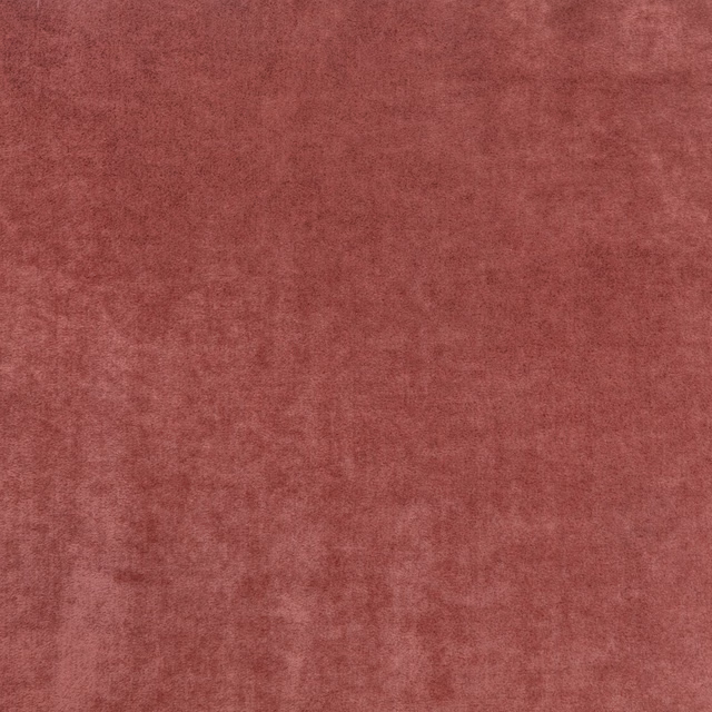 Warm paprika-red fabric with a softly mottled, brushed velvet-like surface