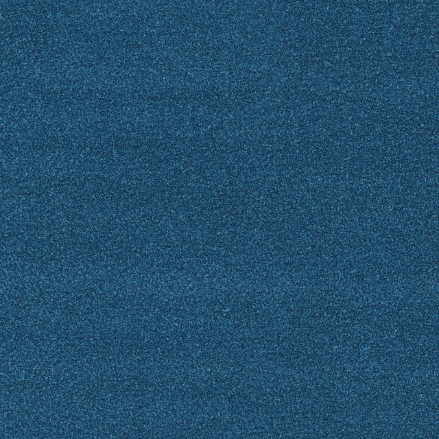 Close-up of cool Rock Indigo blue fabric with a fine mottled texture