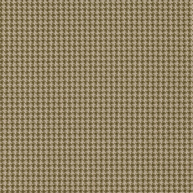 Muted olive-green and cream micro-check with a finely textured woven grid