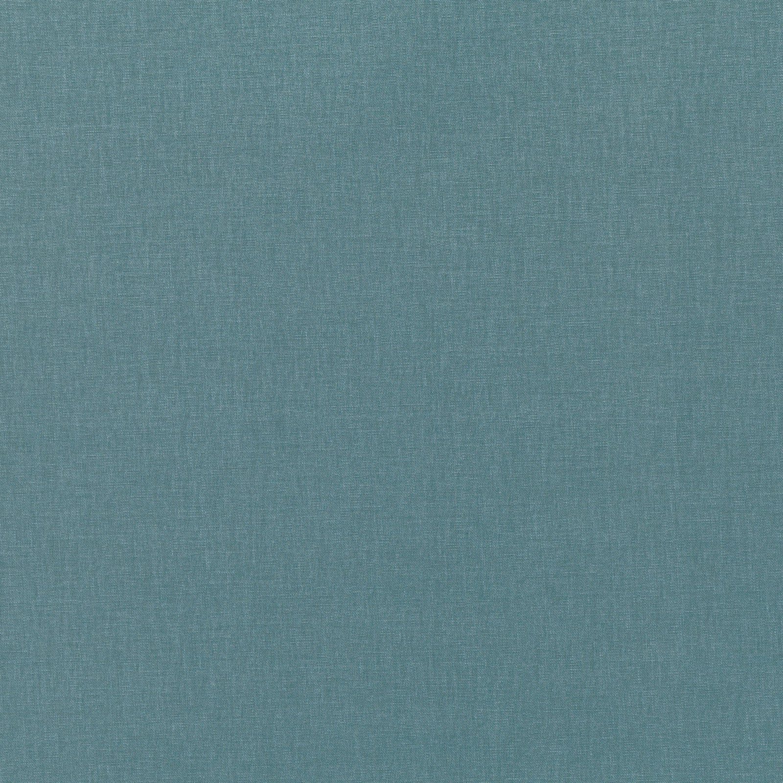 Muted blue-green teal fabric with a fine, subtly varied plain weave texture
