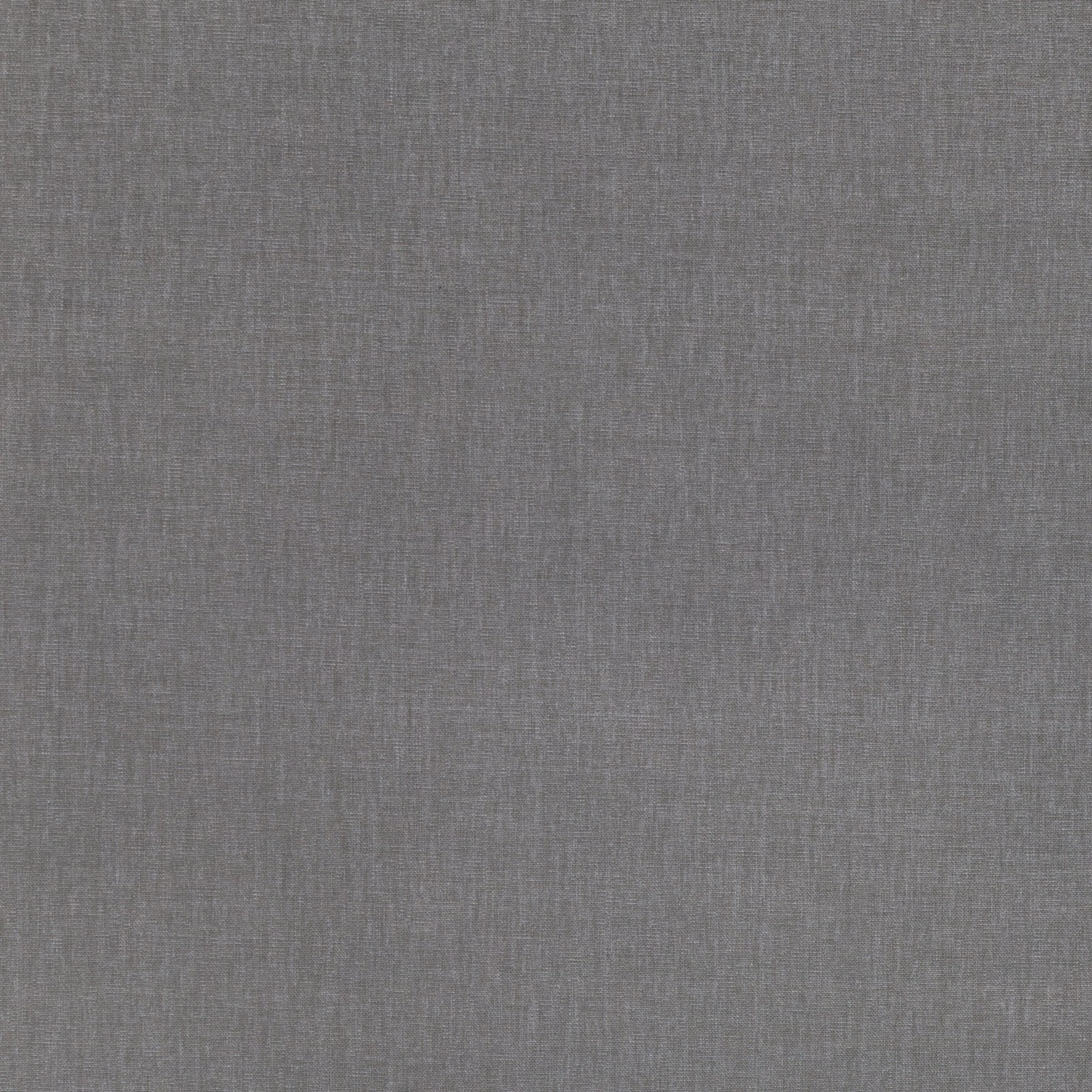 Warm mid-grey plain weave with fine vertical texture and a soft bistre cast