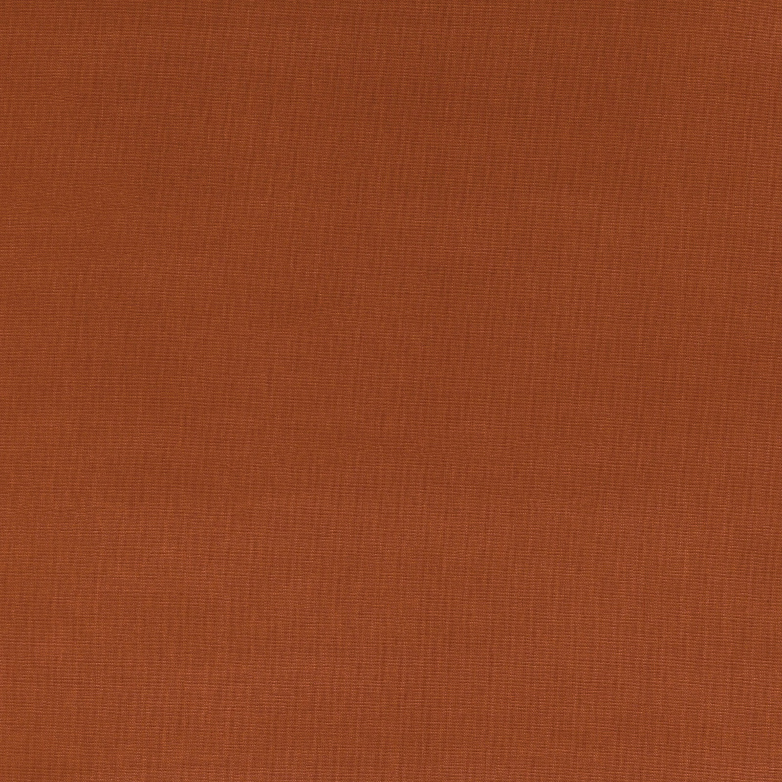Close view of cinnamon-brown plain weave with subtle vertical grain