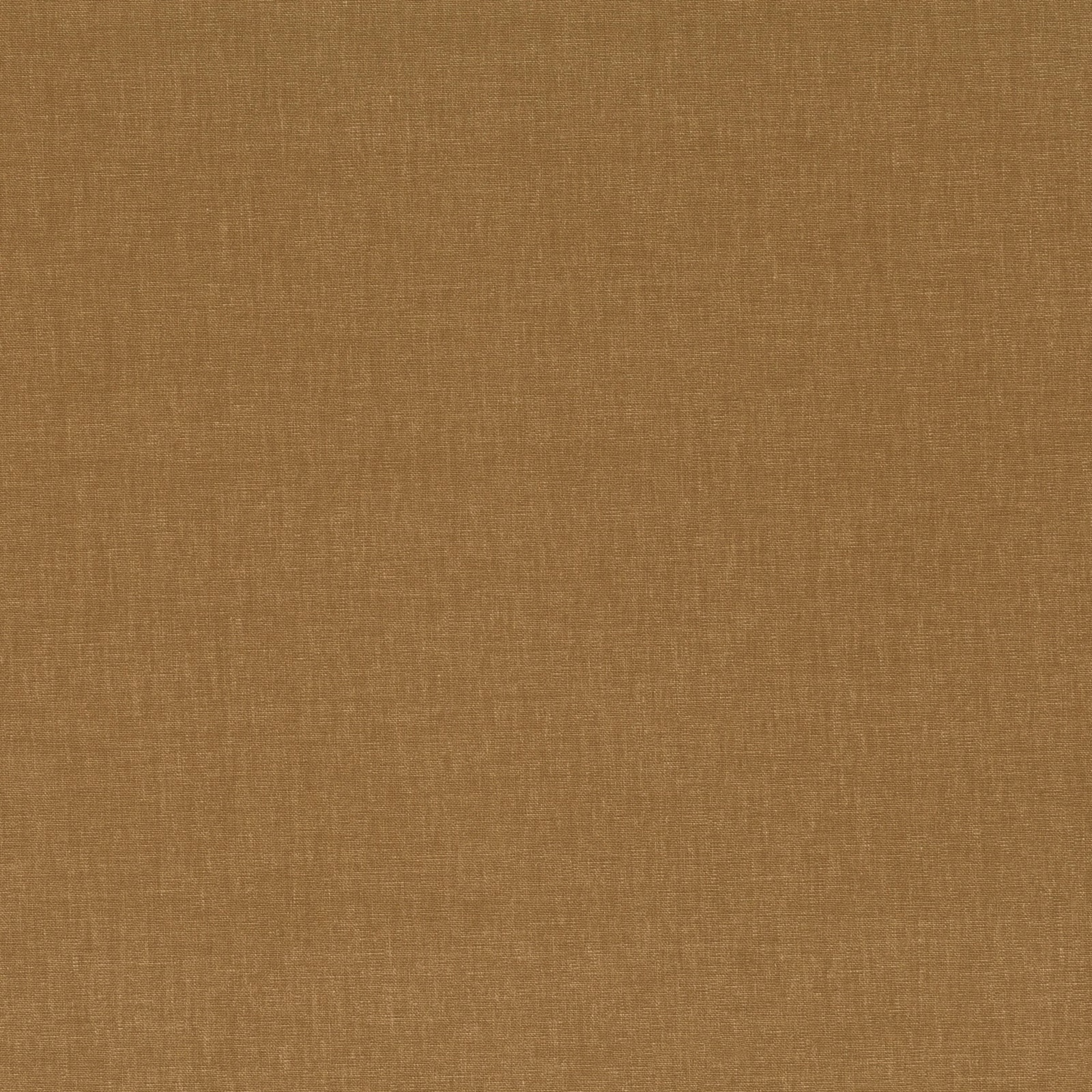 Golden ochre plain woven fabric with subtle vertical texture and warm brown tonal variation