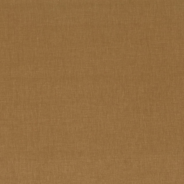 Golden ochre plain woven fabric with subtle vertical texture and warm brown tonal variation