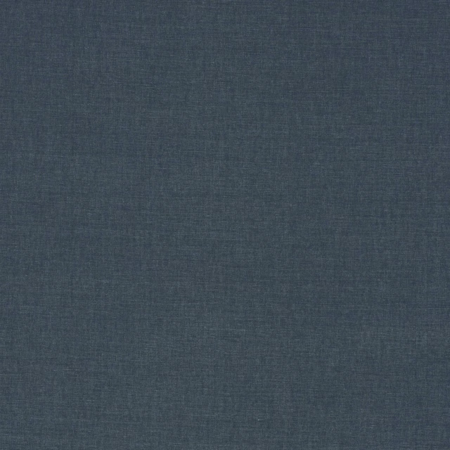 Close-up of dark indigo-blue plain weave with subtle charcoal-grey thread variation