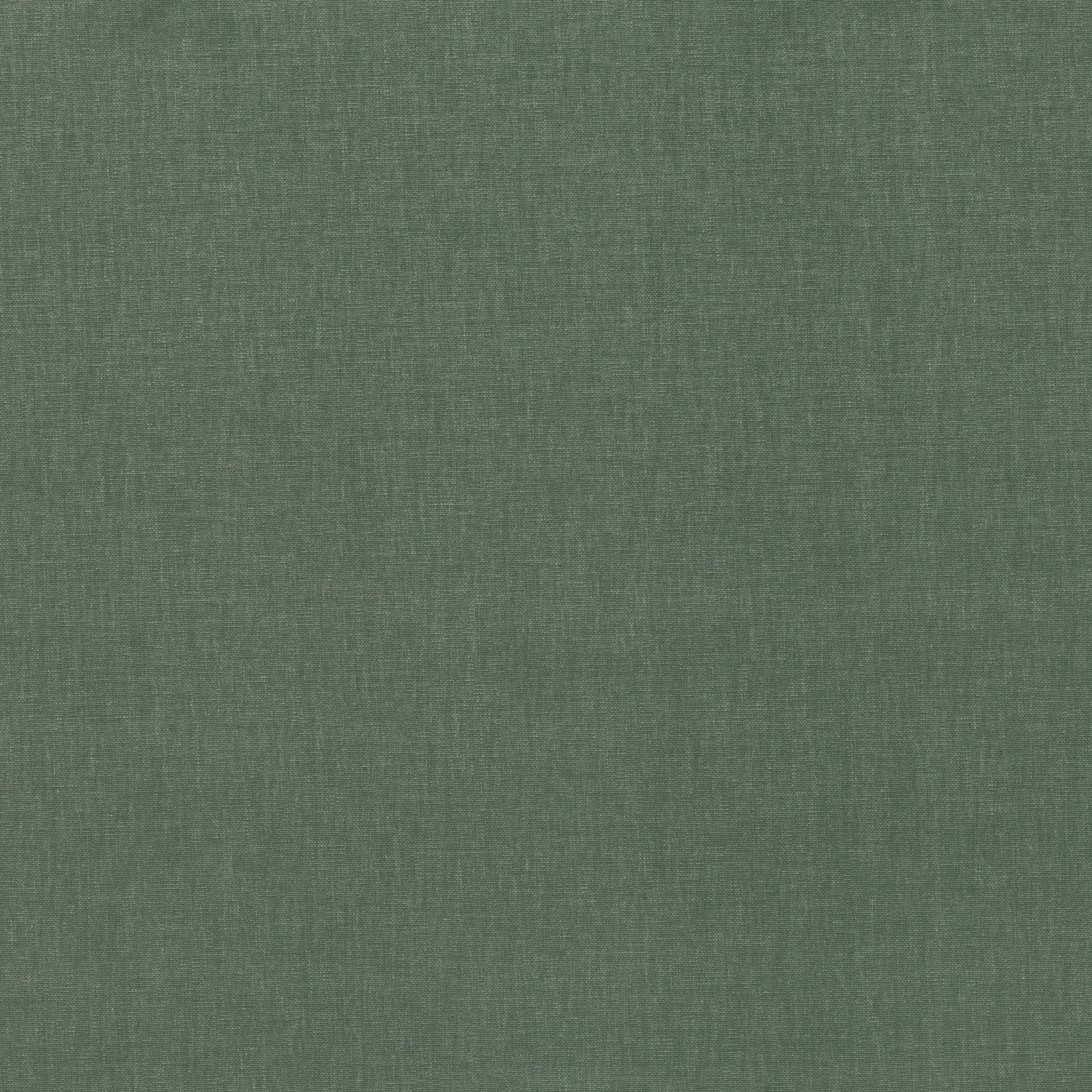 Close view of muted khaki-green textile with fine irregular woven texture
