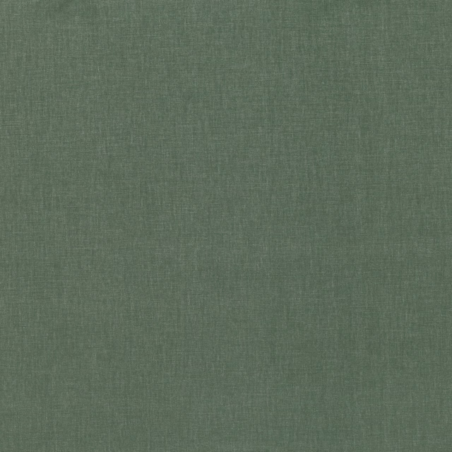 Close view of muted khaki-green textile with fine irregular woven texture