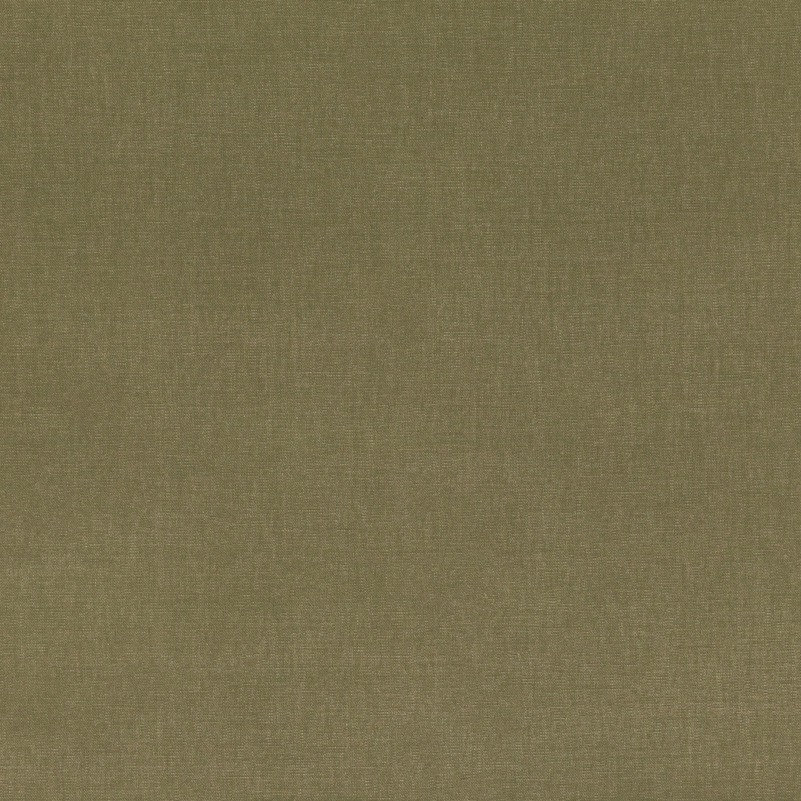 Muted olive-green plain weave showing fine tonal texture and a softly matte surface