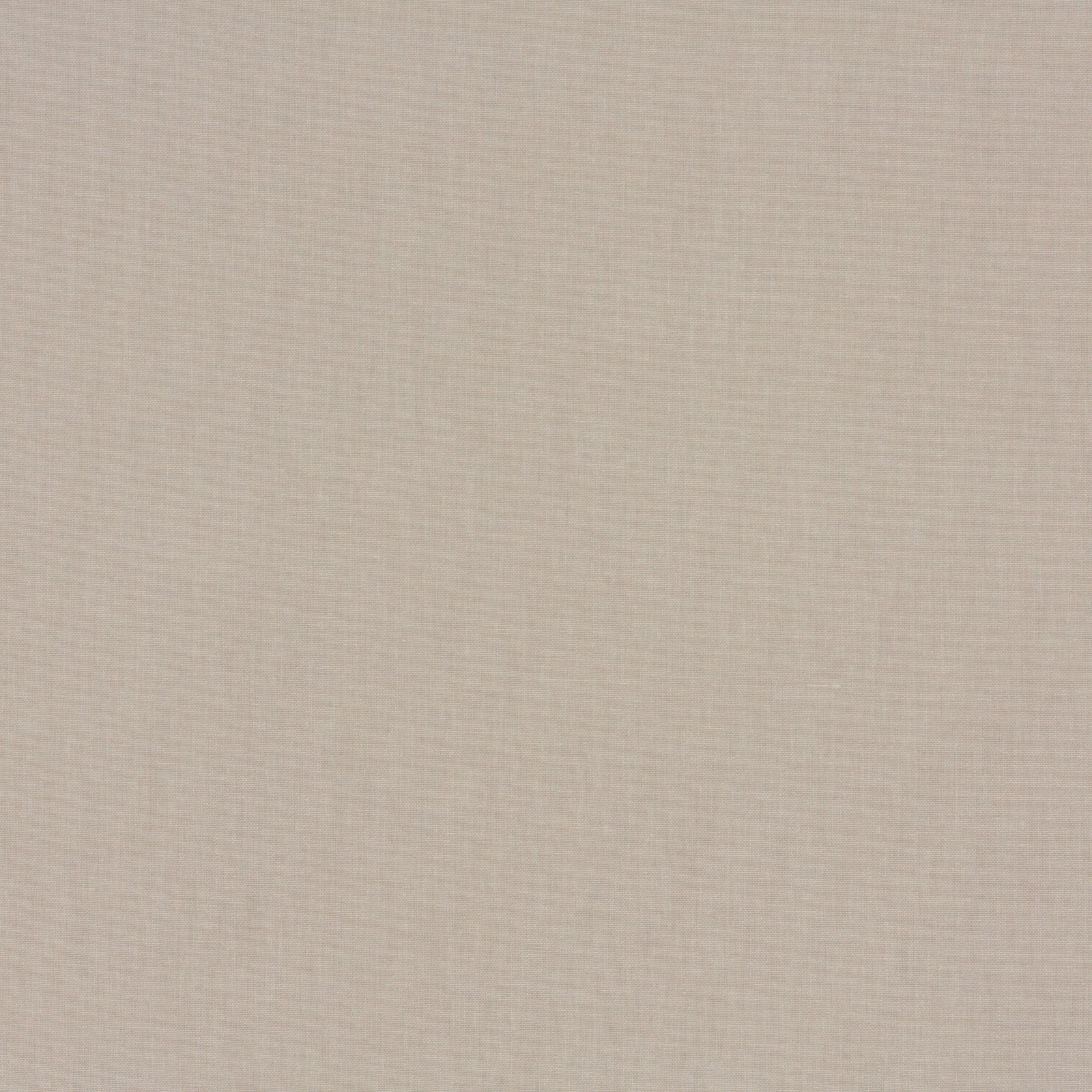 Close-up of warm pebble-grey fabric with a fine, softly textured plain weave