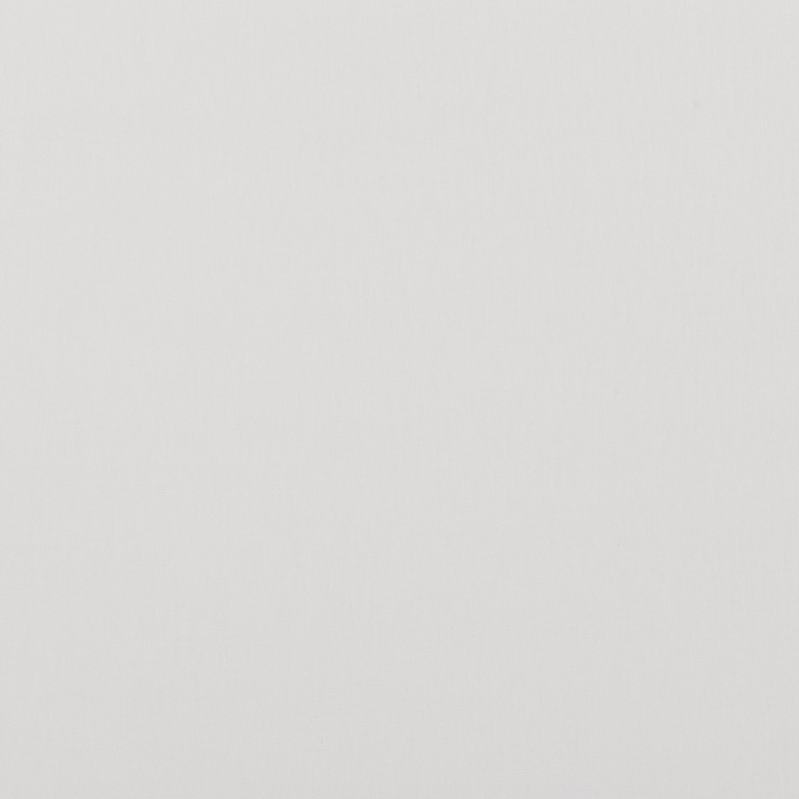 Cool porcelain-white fabric swatch with subtle fine woven texture and grey undertone