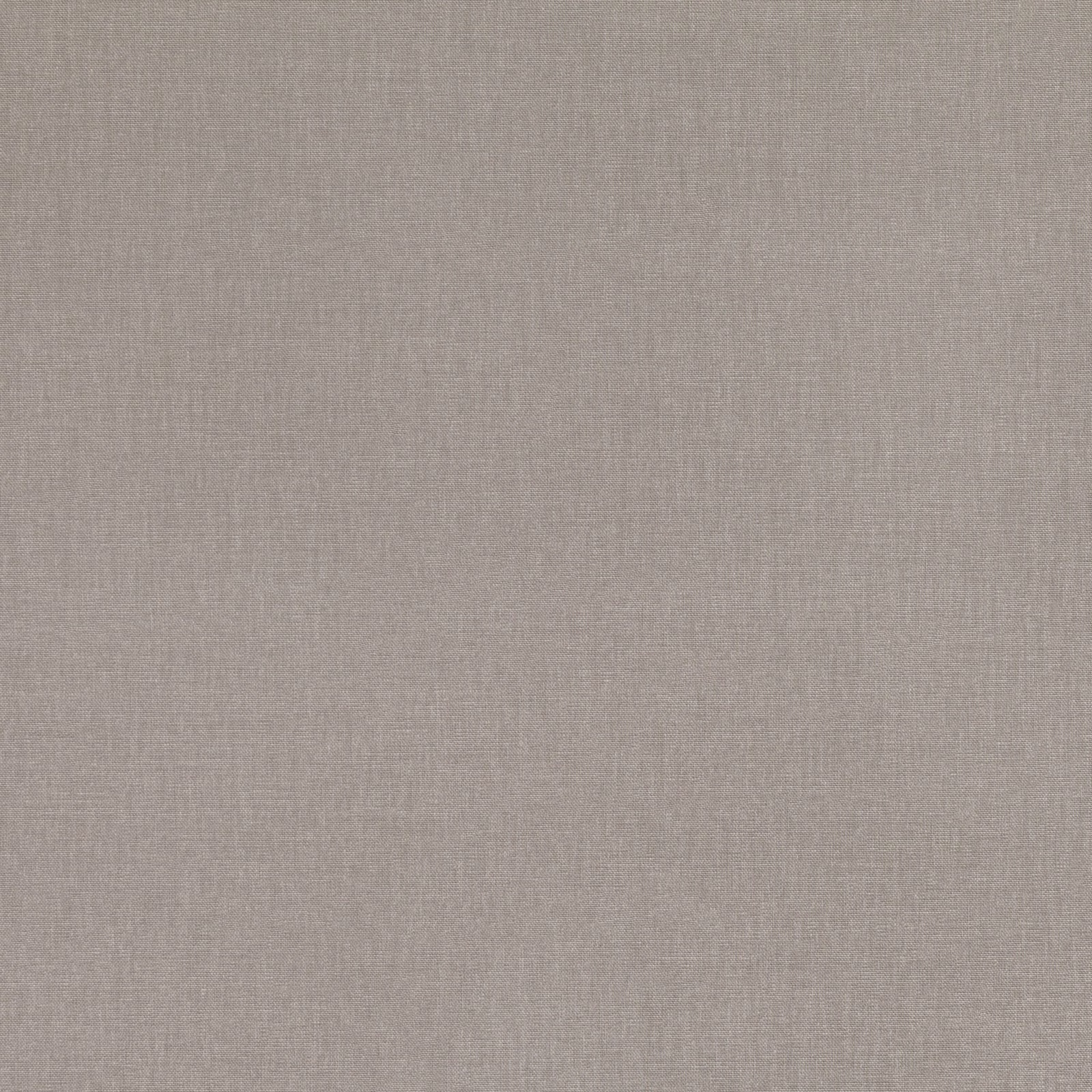 Muted taupe-grey woven fabric showing a fine crosshatched plain texture