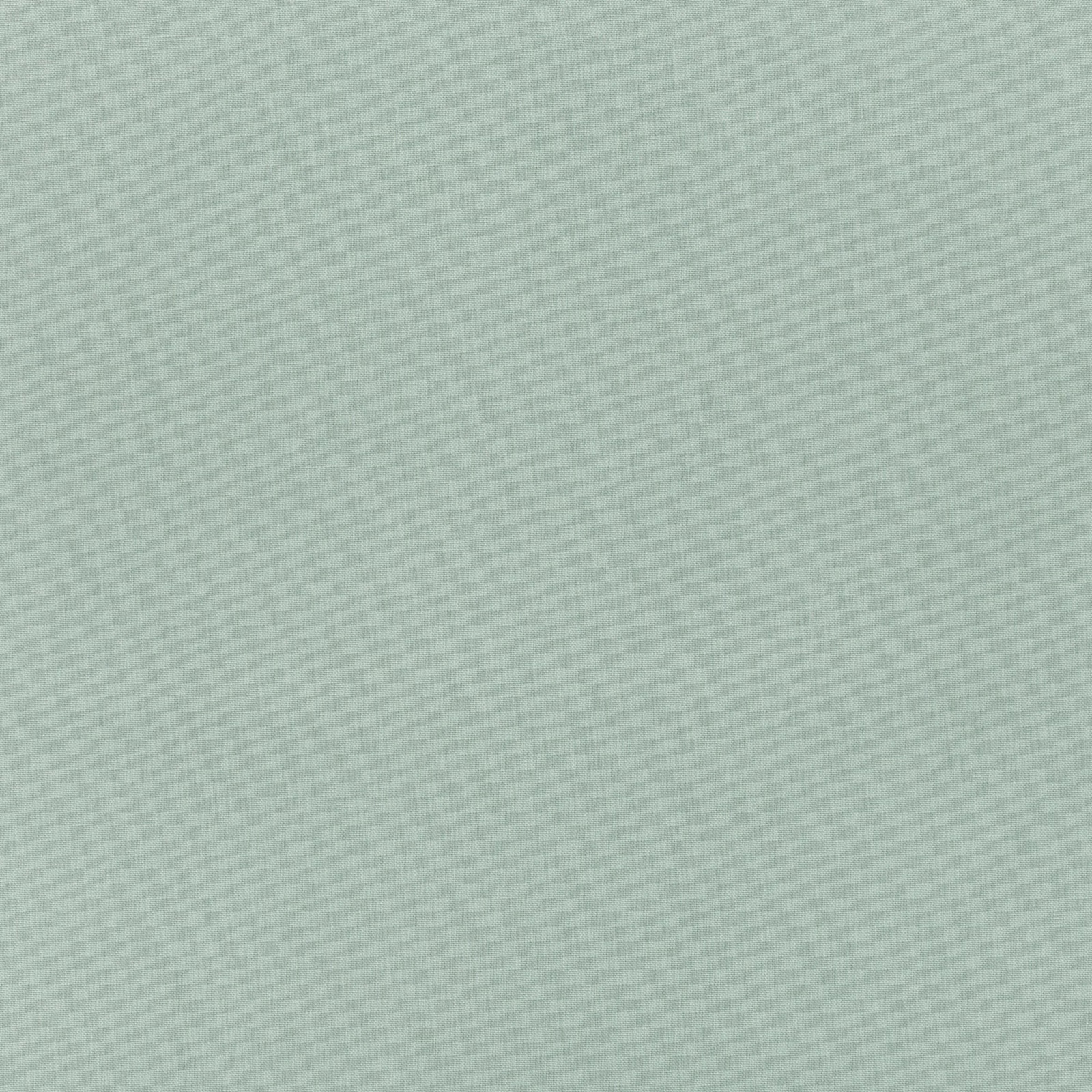 Pale greyed jade plain-weave fabric with a subtle finely textured surface