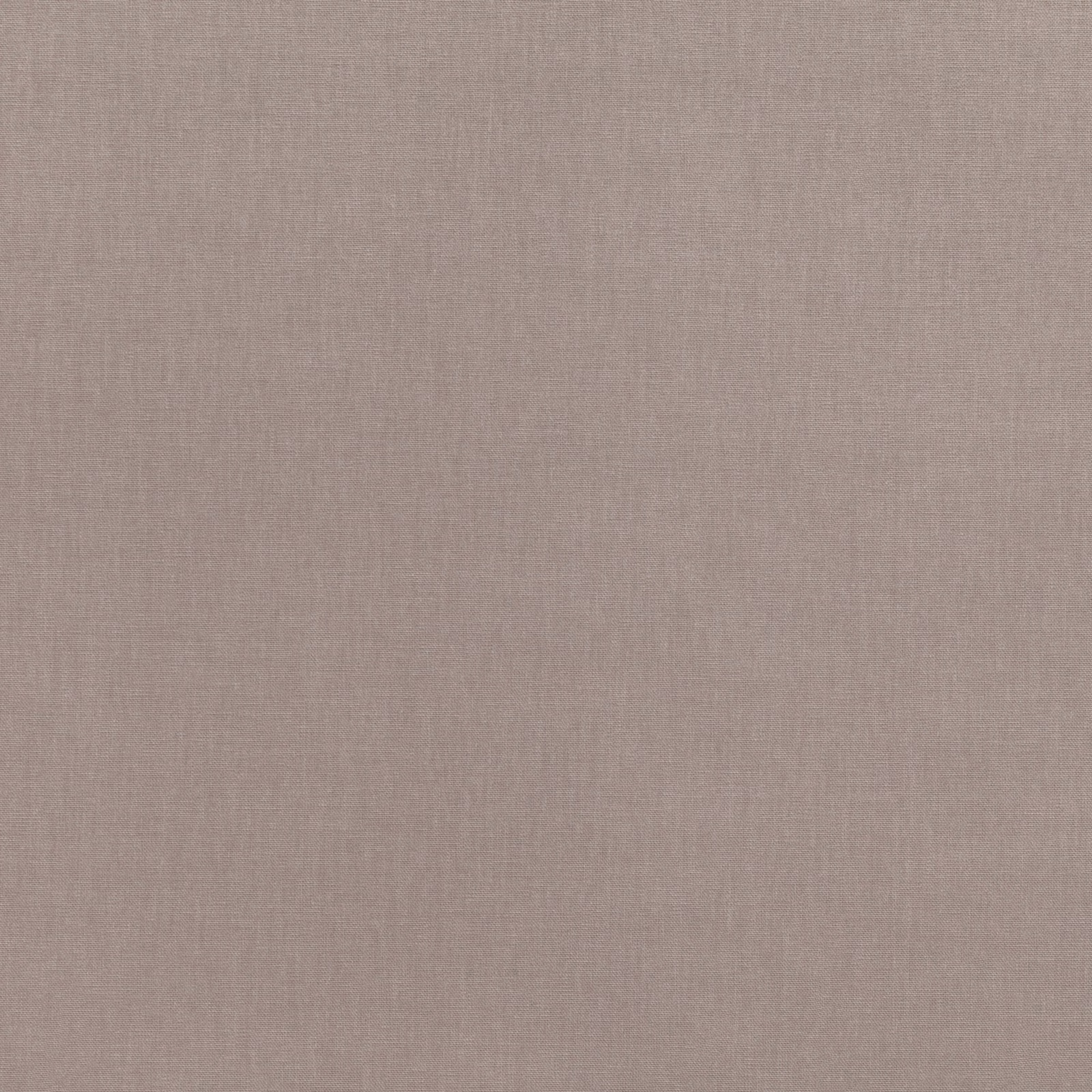 Close-up of warm grey taupe fabric with a fine, subtly mottled plain weave