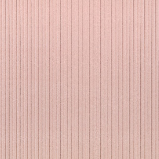 Dusty blush pink Sculpt Blossom fabric with fine vertical ribbed texture