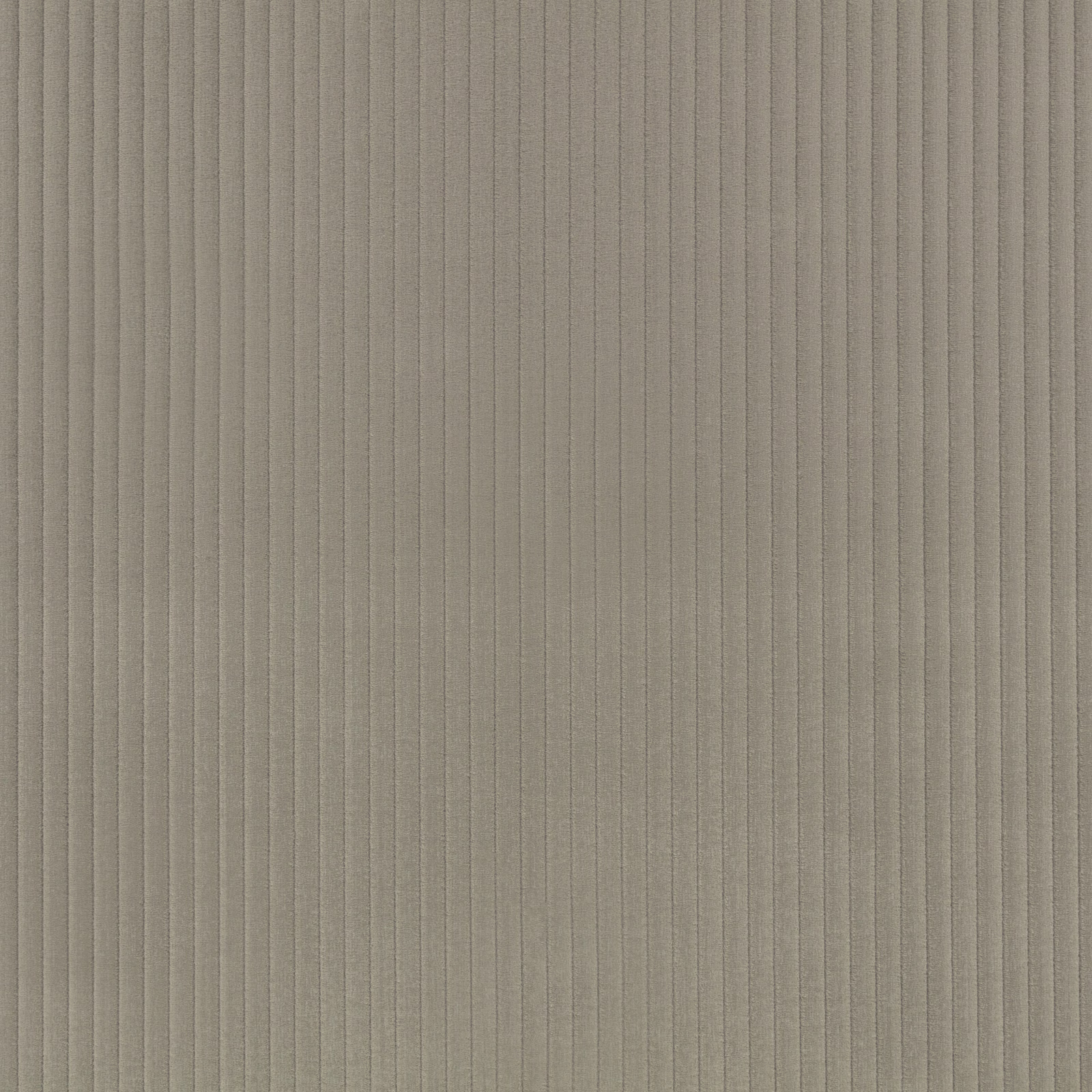 Warm greige Sculpt Brazil fabric with fine vertical ribbed texture