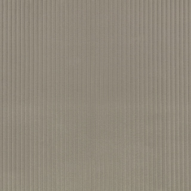 Warm greige Sculpt Brazil fabric with fine vertical ribbed texture