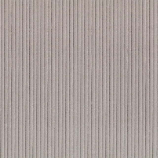 Pale stone fabric with closely spaced vertical ribs and soft tonal shading