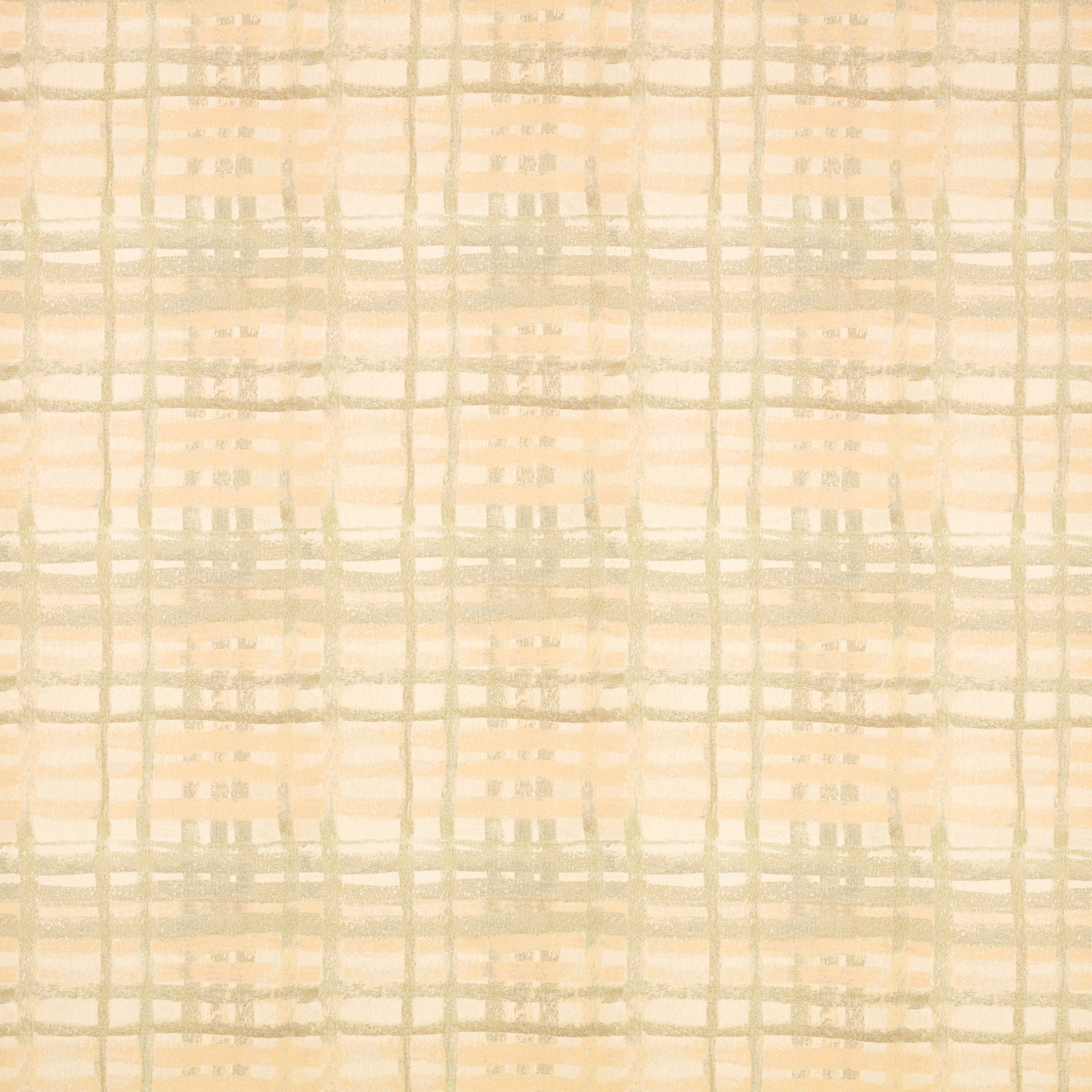 Pale pistachio and cream textile with a softly brushed, irregular grid