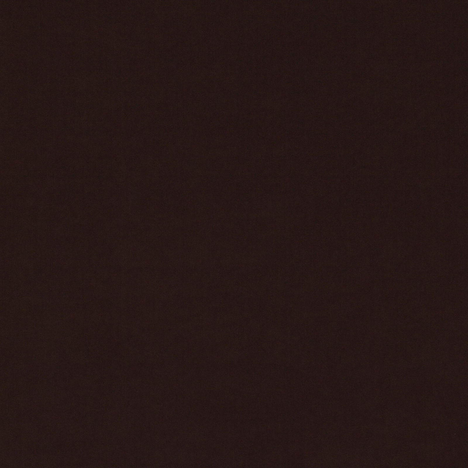 Near-black chocolate brown plain textile with barely visible soft surface texture