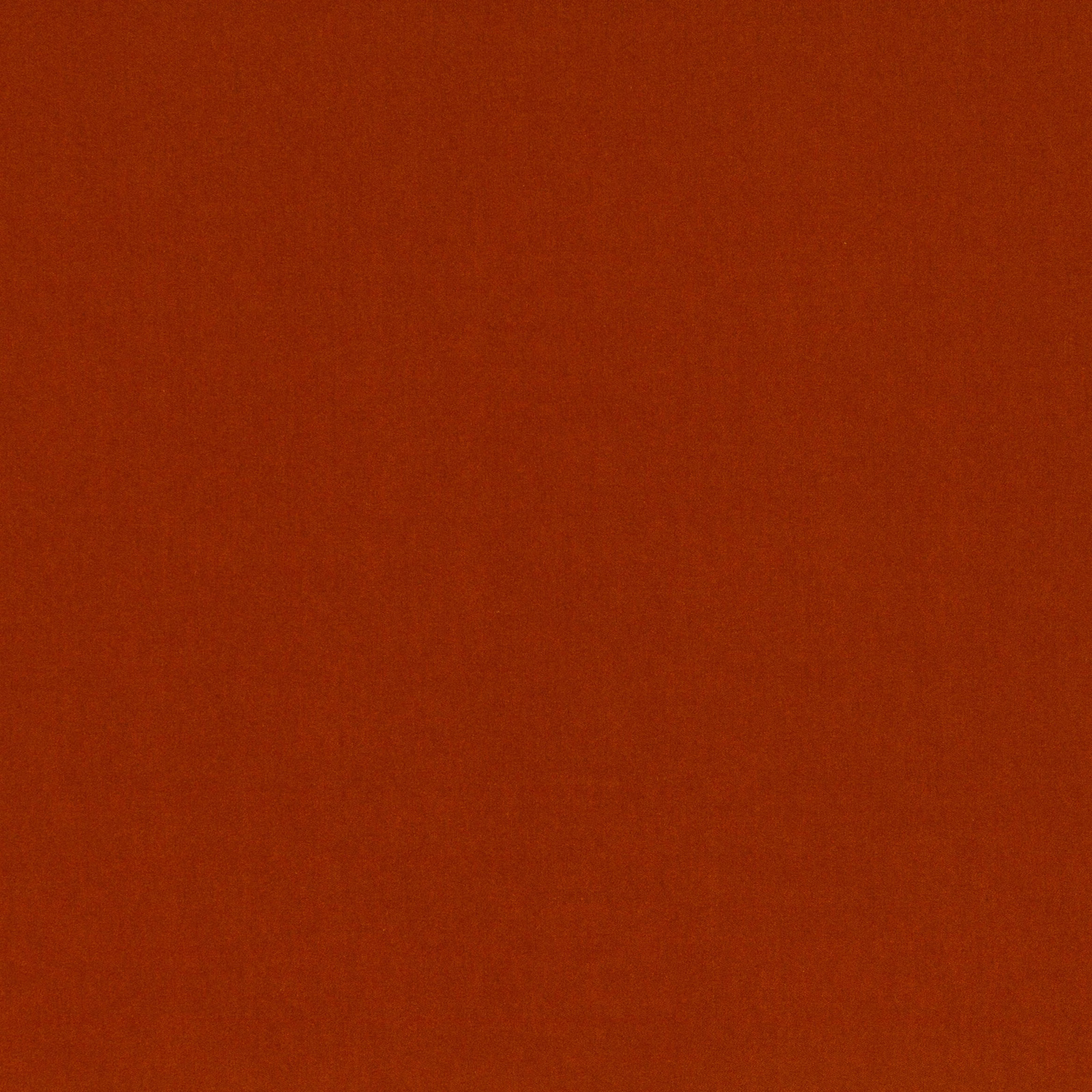 Deep rusty cinnamon fabric with a quiet, finely woven matte surface