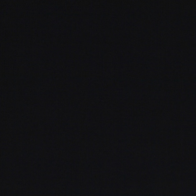 Deep jet black fabric swatch with a smooth, subtly varied light-absorbing surface
