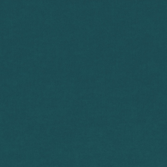 Deep peacock teal fabric with a fine, softly mottled woven texture