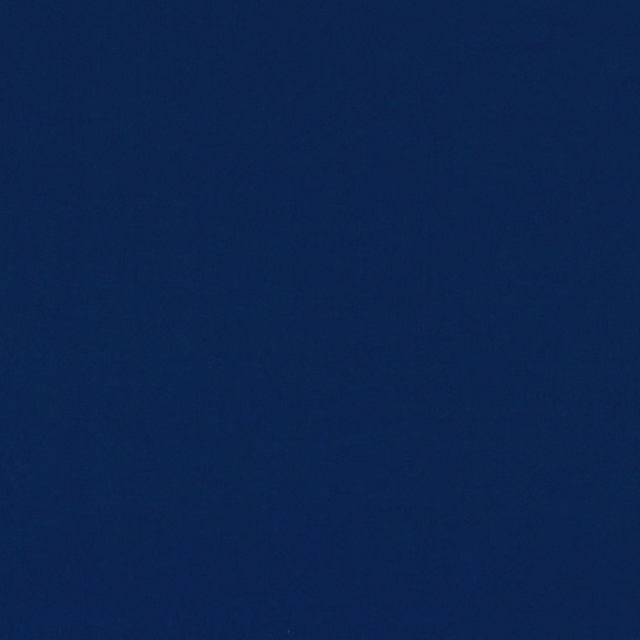 Deep sapphire-blue plain fabric with a fine, softly textured woven surface