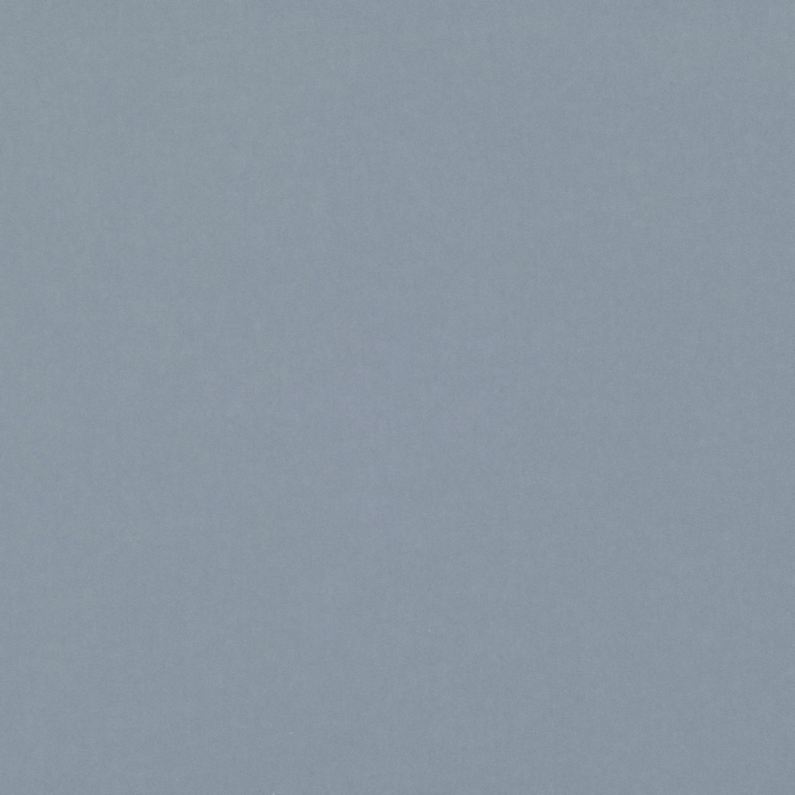 Close-up of smooth smoke-blue fabric with a subtle, even woven texture