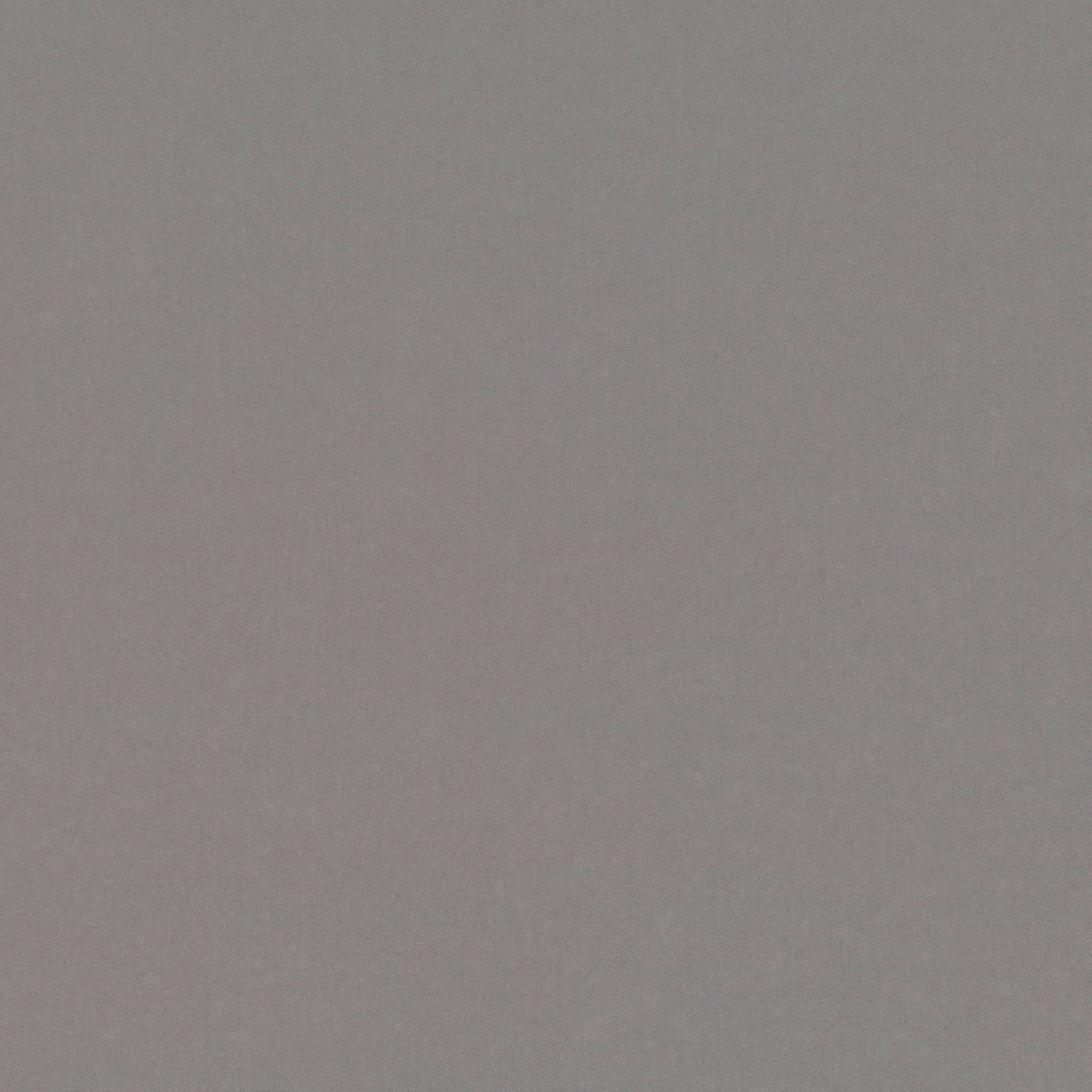 Close view of cool mid-grey plain weave with a softly smooth surface