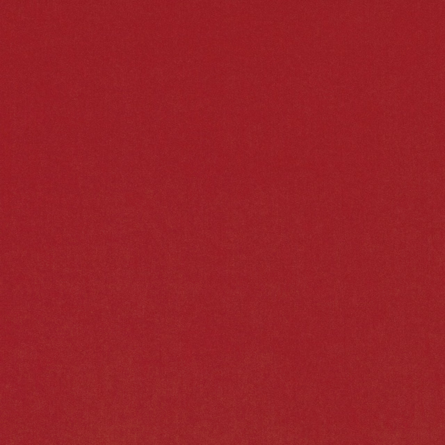 Close-up of Smooth Tomato fabric in rich, subtly textured tomato red