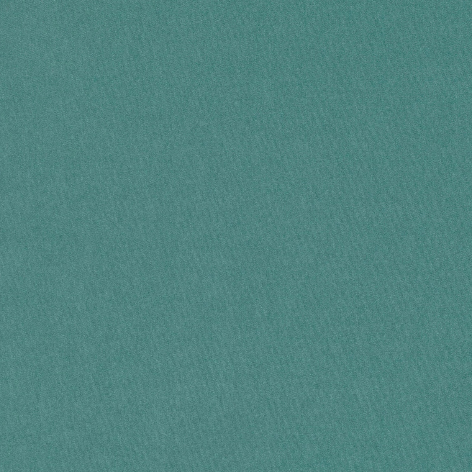 Cool turquoise teal textile with a subtly mottled, smooth surface and even tonal depth