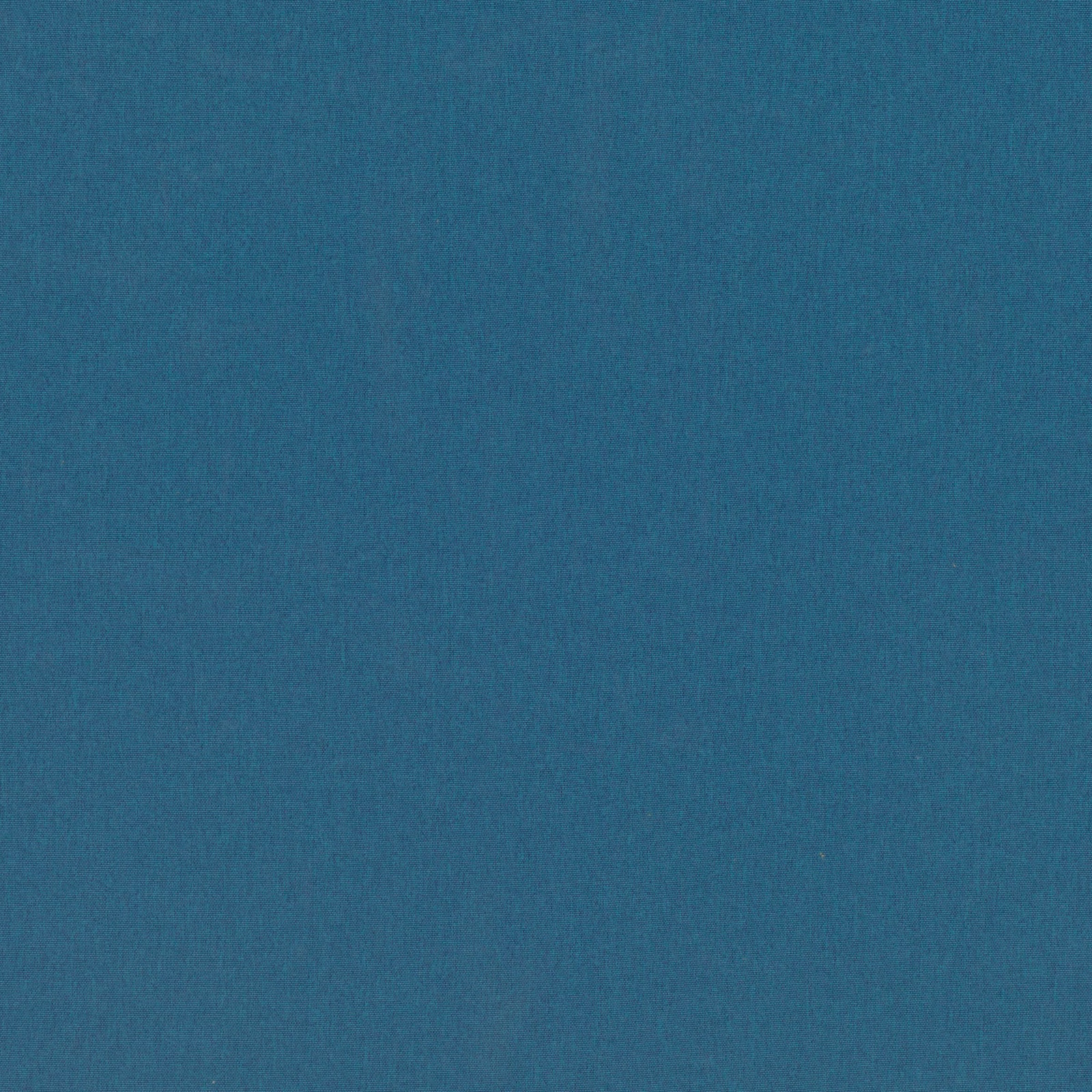 Deep kingfisher teal fabric with a fine, subtly textured plain weave
