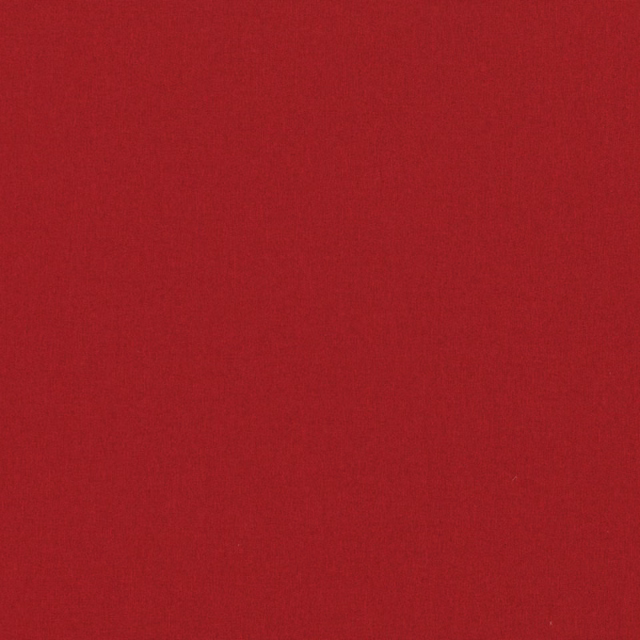 Deep tomato-red plain fabric with a fine, softly textured matte surface