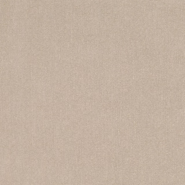 Warm flax-beige plain weave with fine vertical texture and softly slubbed surface
