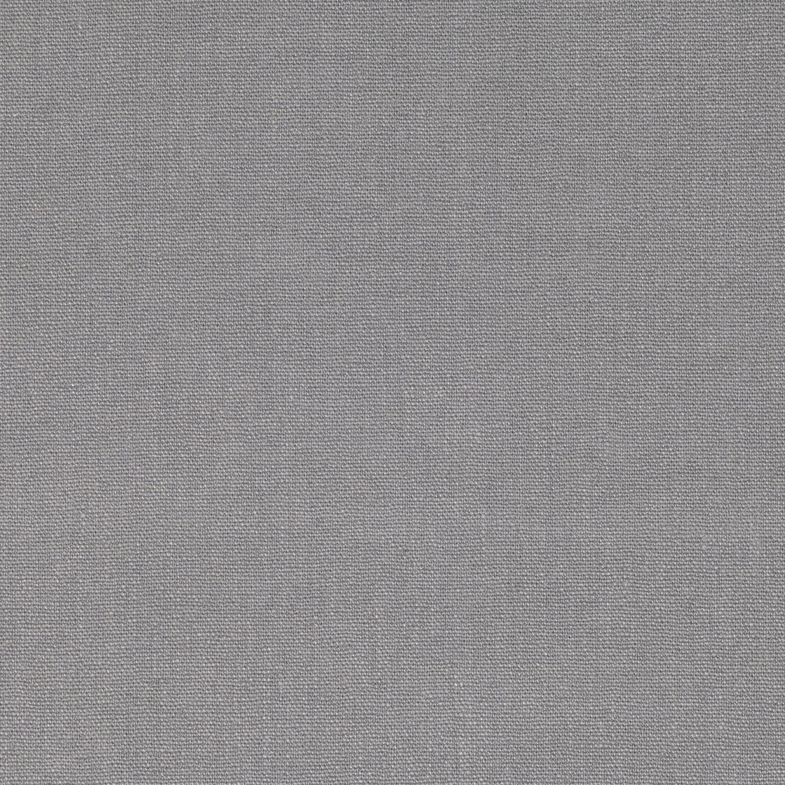 Close-up of cool pebble-grey fabric showing a fine, even woven grain