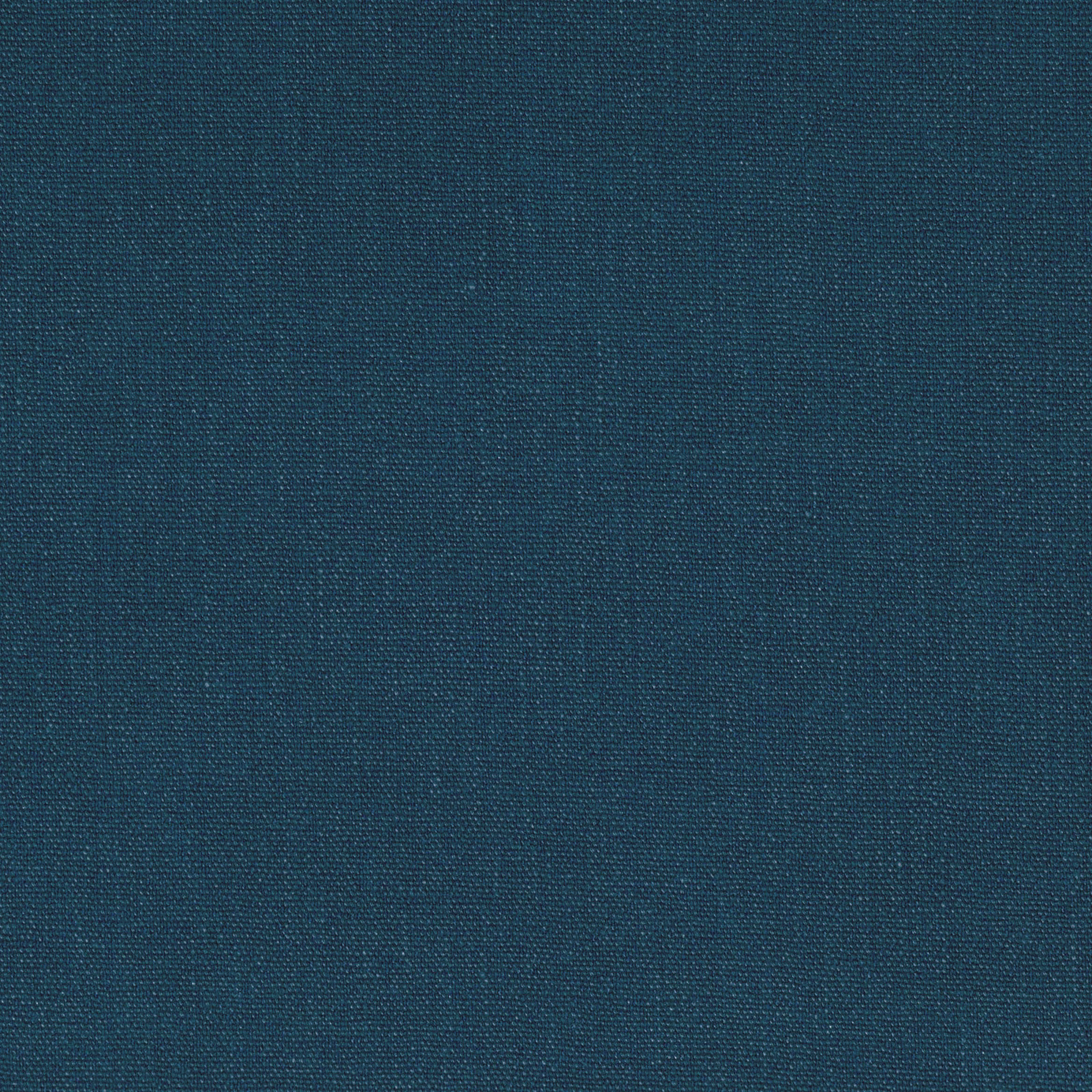 Close view of deep petrol-blue plain weave with fine tonal texture