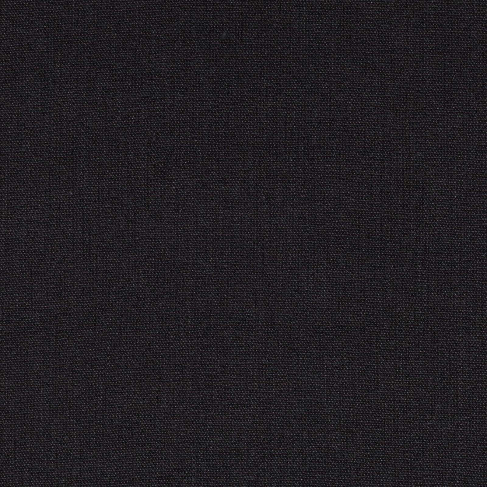 Close-up of Soho Raven black fabric showing a dense, subtly grained woven surface