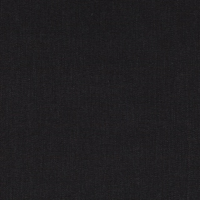 Close-up of Soho Raven black fabric showing a dense, subtly grained woven surface